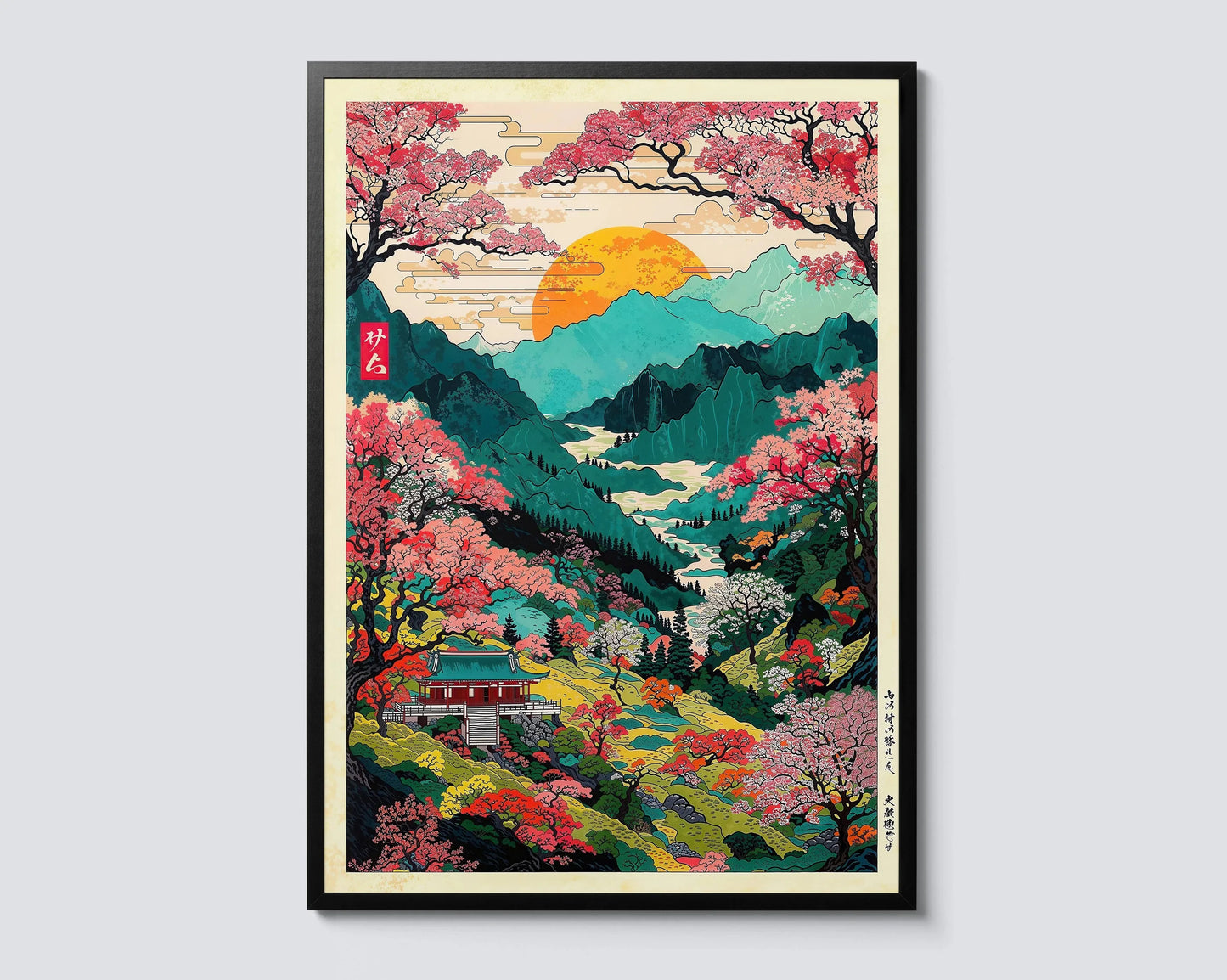 Japanese Landscape Canvas