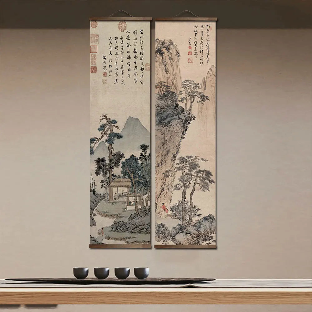 Oriental Landscape Canvas