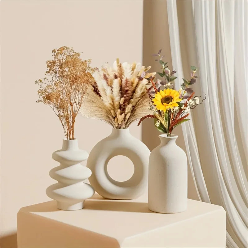 Ceramic Bohemian Vase Set