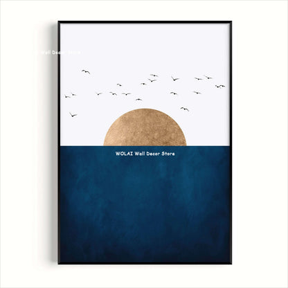 Japanese Sun Bird Canvas