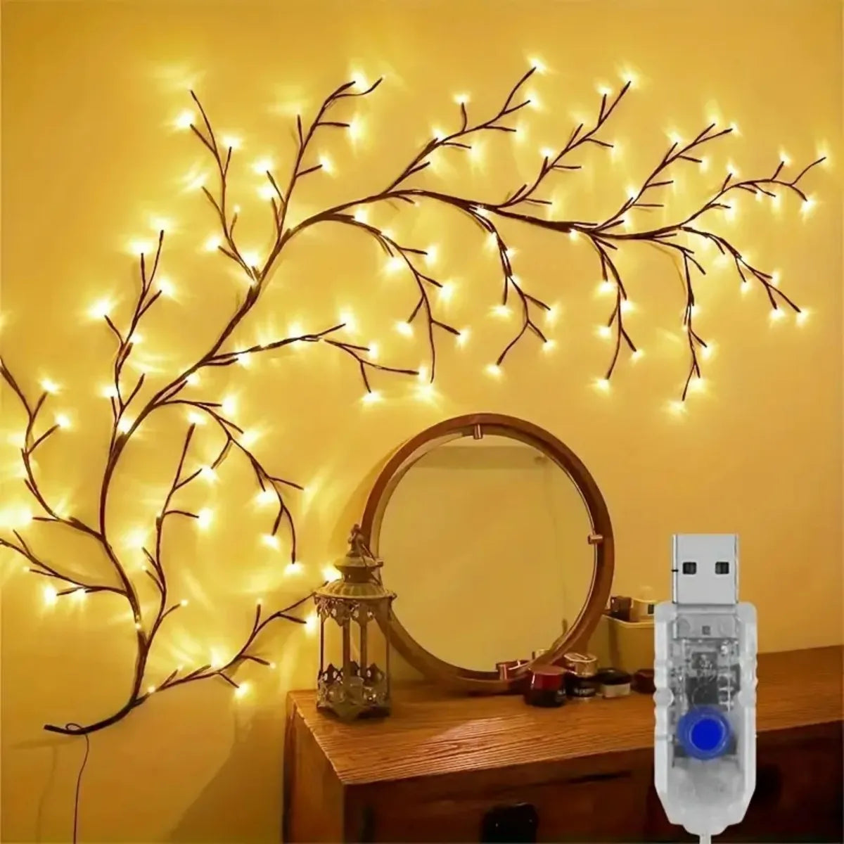 LED Bendable Willow Vine Lights