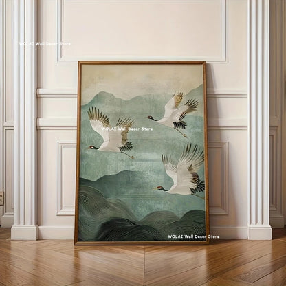 Japanese Sun Bird Canvas