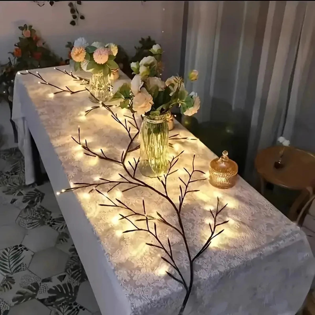 LED Bendable Willow Vine Lights