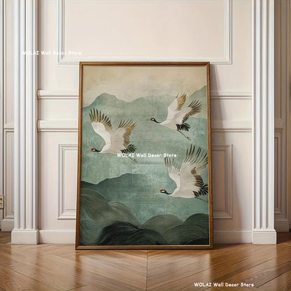 Japanese Sun Bird Canvas