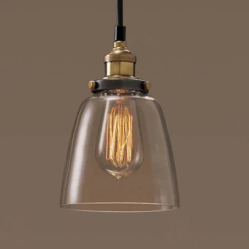 Amber Glass Pendant