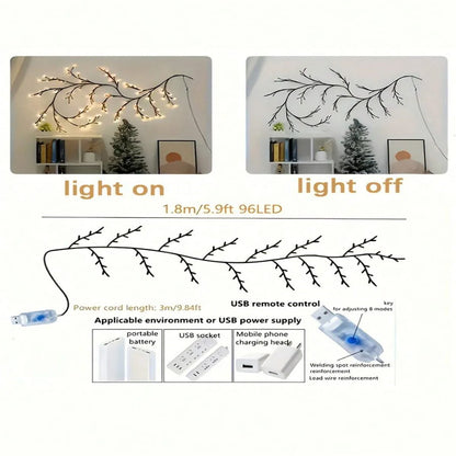 LED Bendable Willow Vine Lights