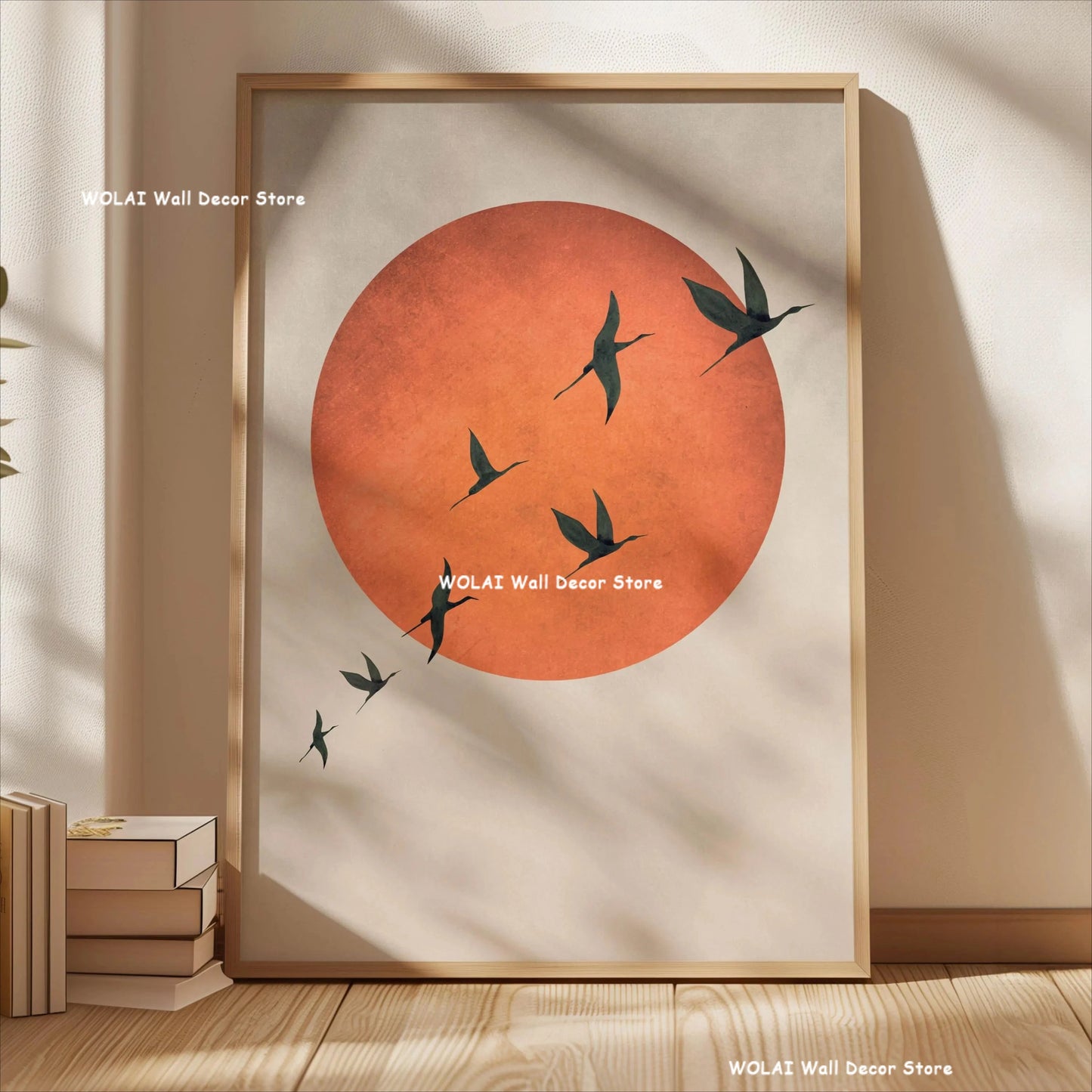 Japanese Sun Bird Canvas