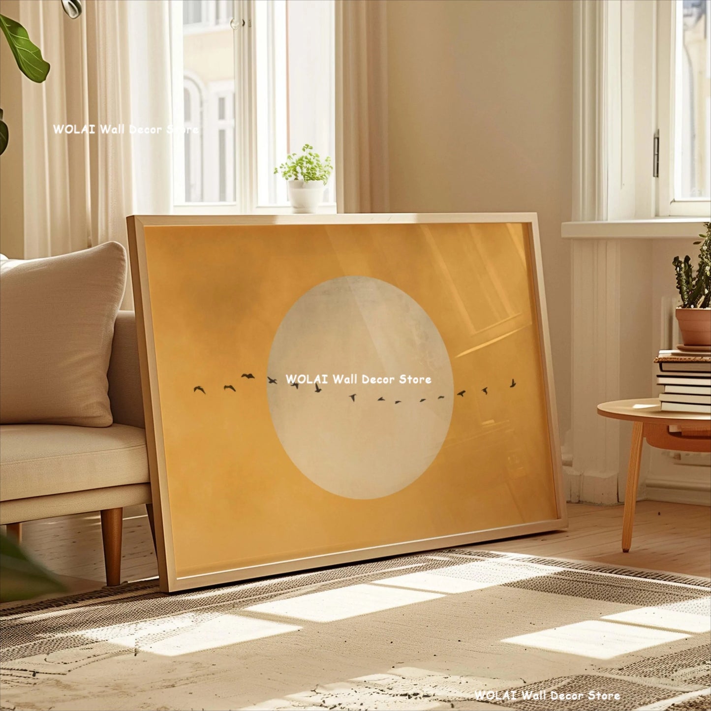 Japanese Sun Bird Canvas