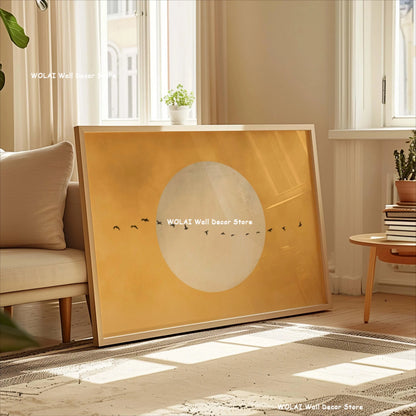 Japanese Sun Bird Canvas