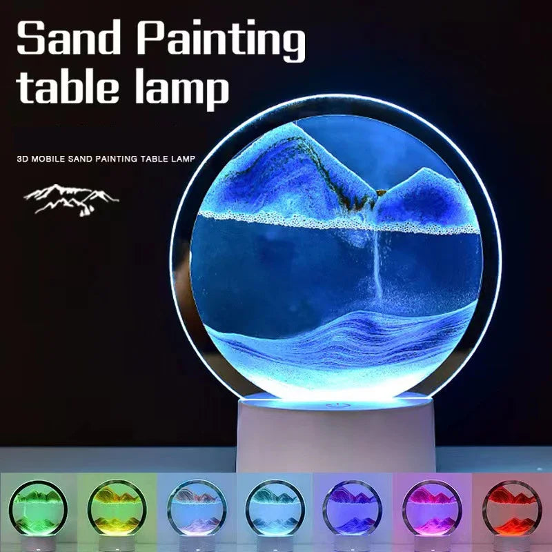 LED Sandscape Lamp