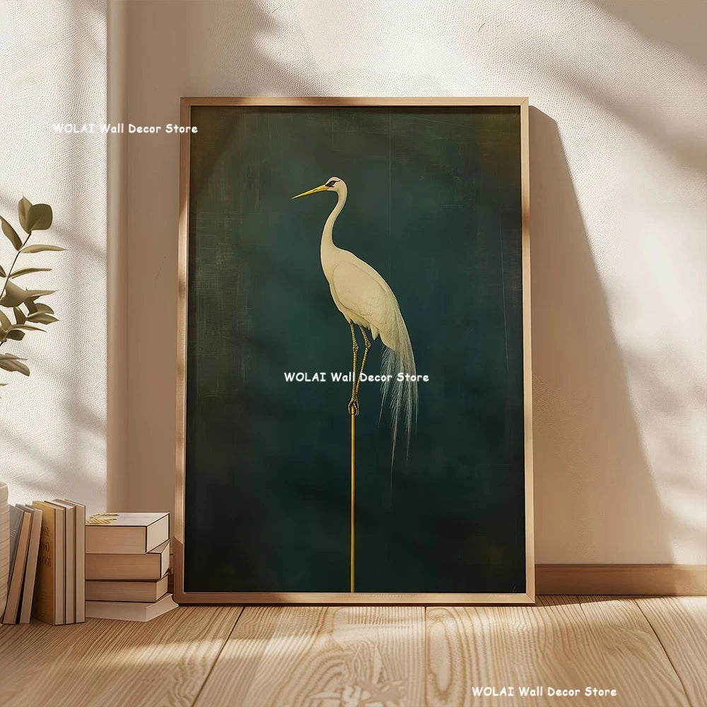 Japanese Sun Bird Canvas