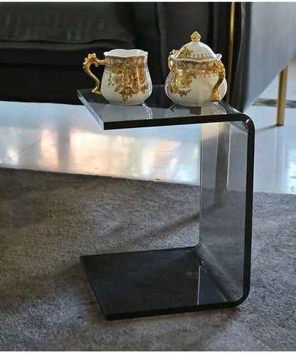 Acrylic U-Shape Storage Stool