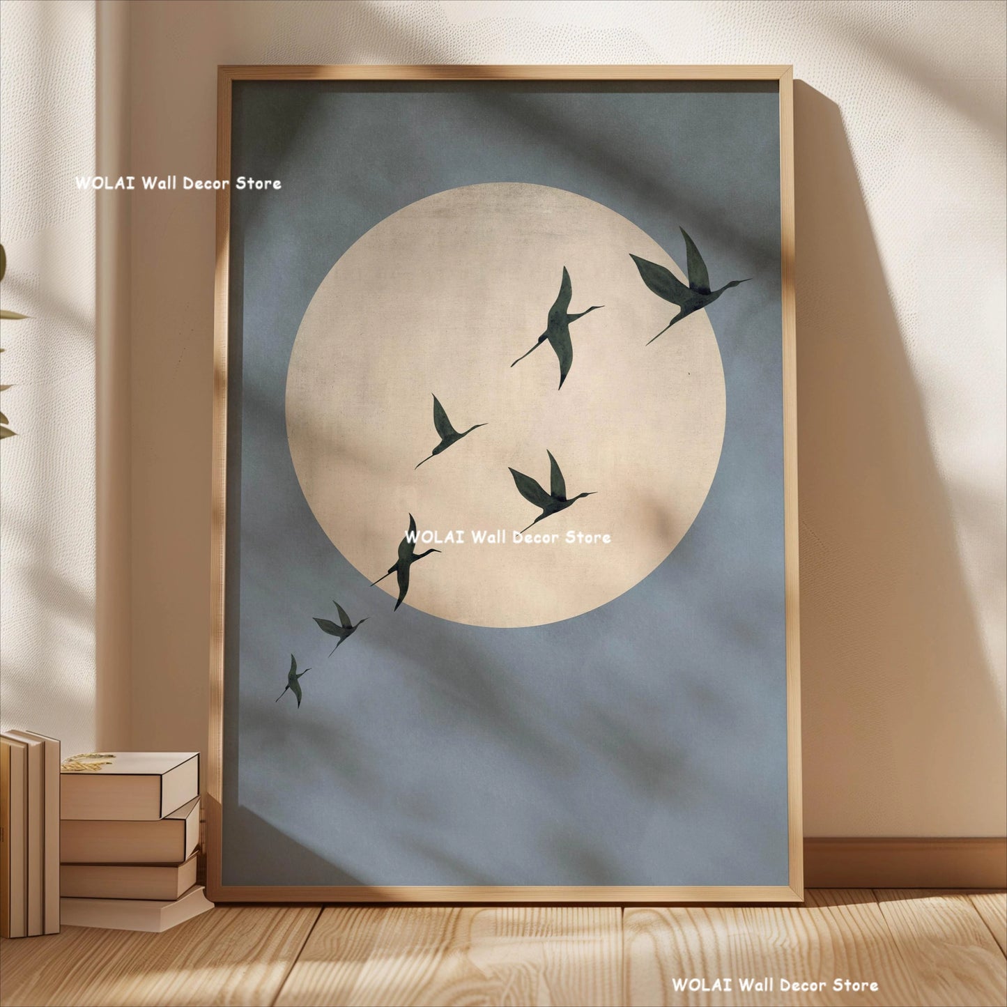 Japanese Sun Bird Canvas