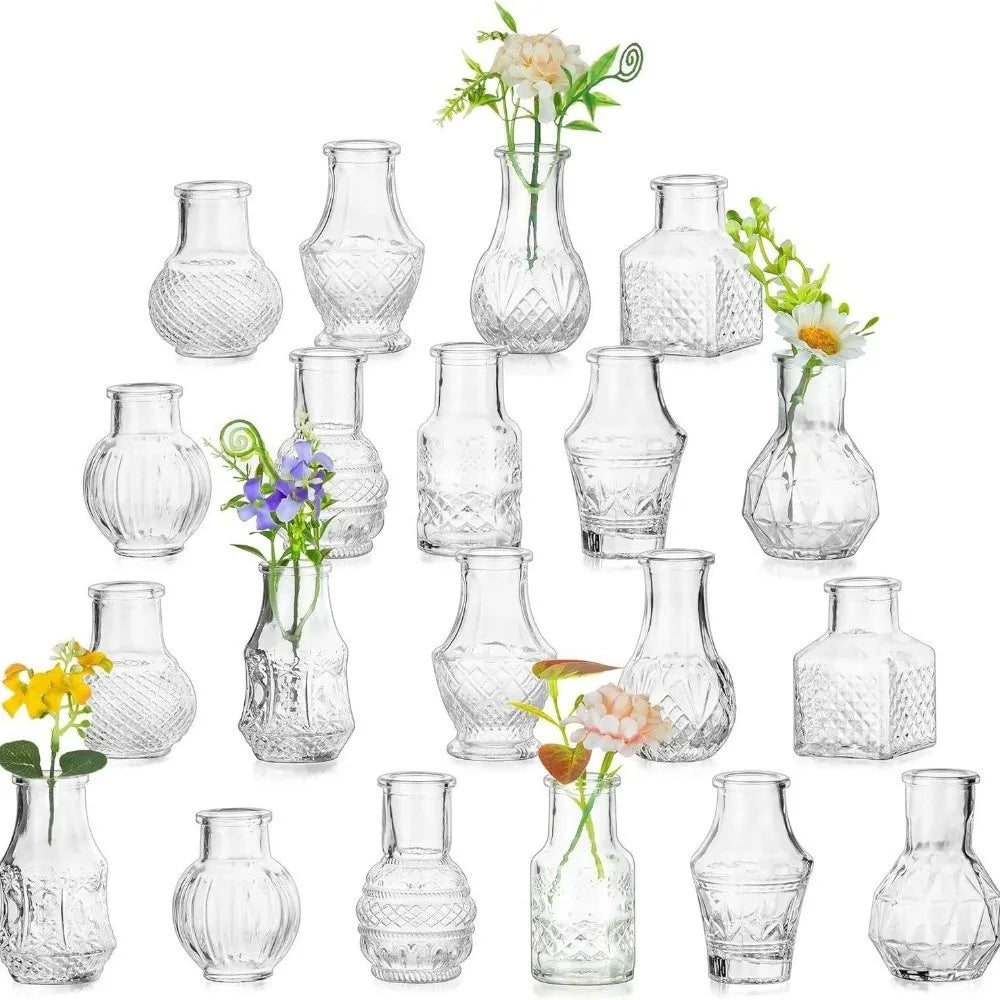 Crystal Mini Vase Set