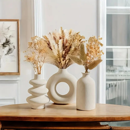 Ceramic Bohemian Vase Set