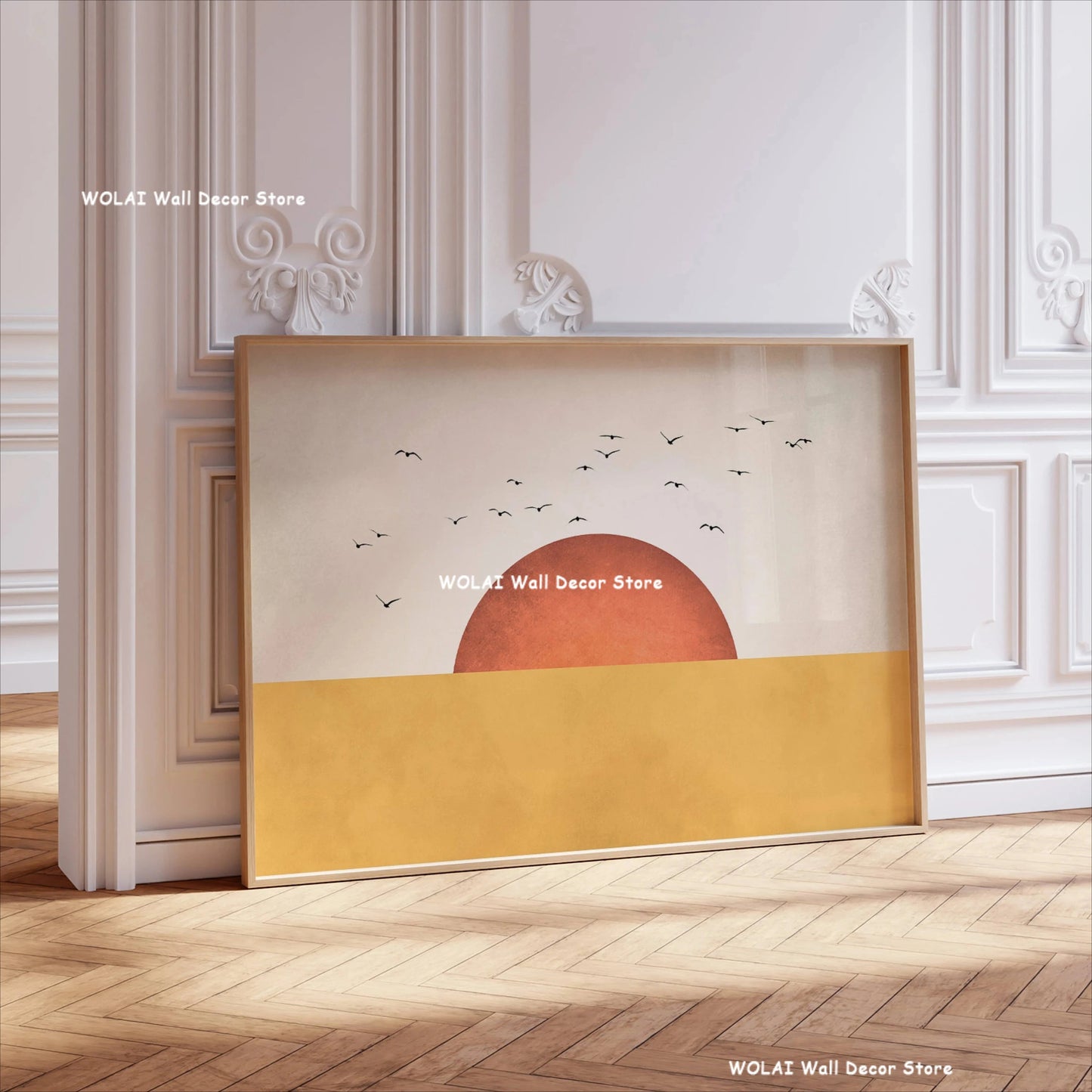 Japanese Sun Bird Canvas