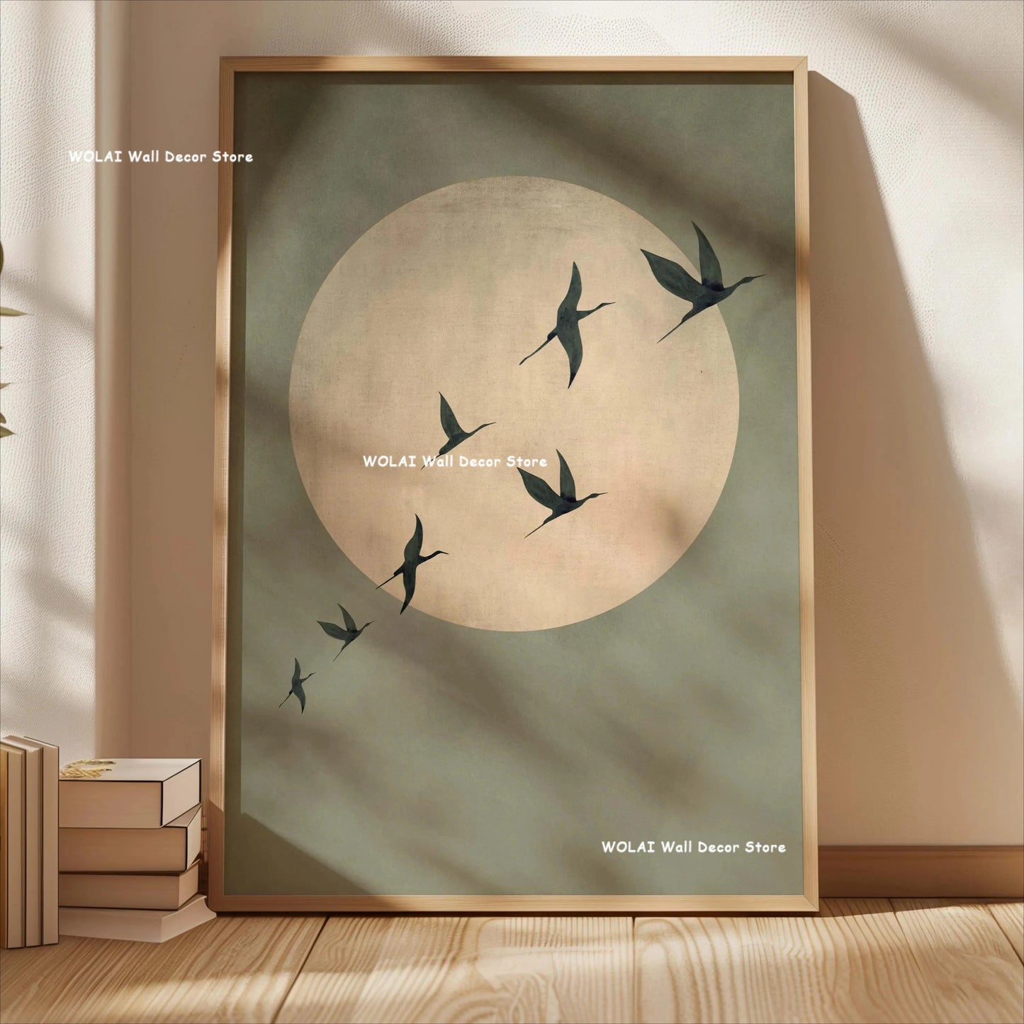 Japanese Sun Bird Canvas