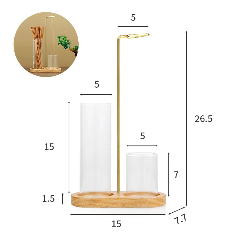 Glass Ash Incense Holder