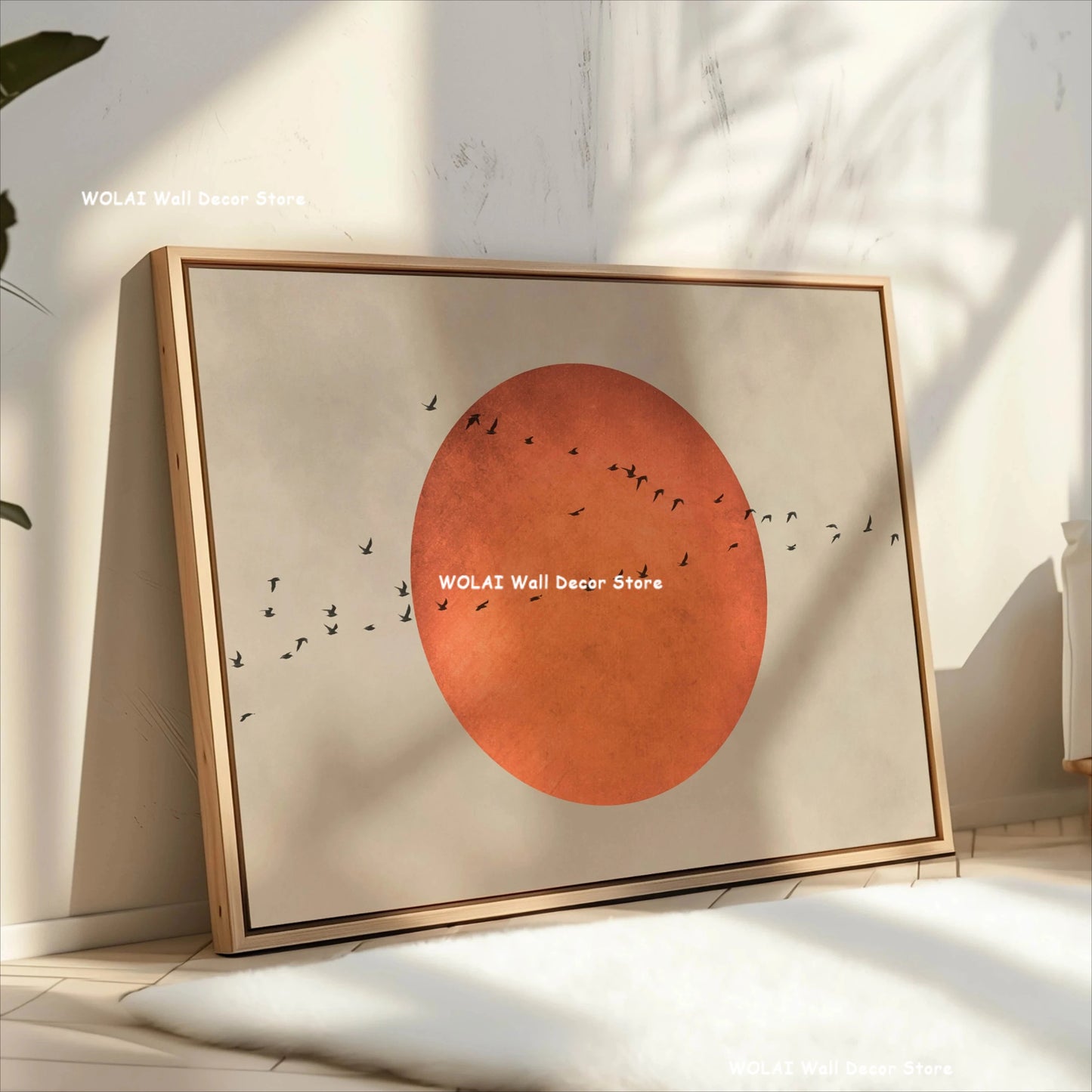 Japanese Sun Bird Canvas