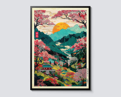 Japanese Landscape Canvas