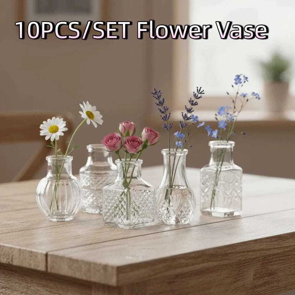 Crystal Mini Vase Set