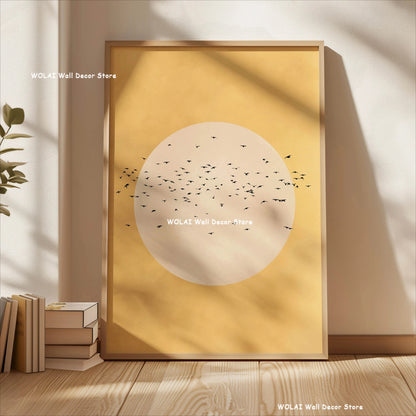 Japanese Sun Bird Canvas