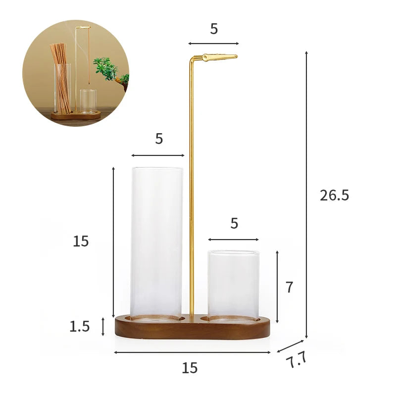 Glass Ash Incense Holder
