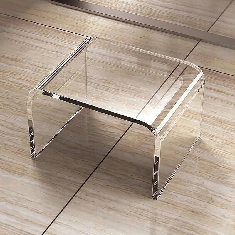 Acrylic U-Shape Storage Stool