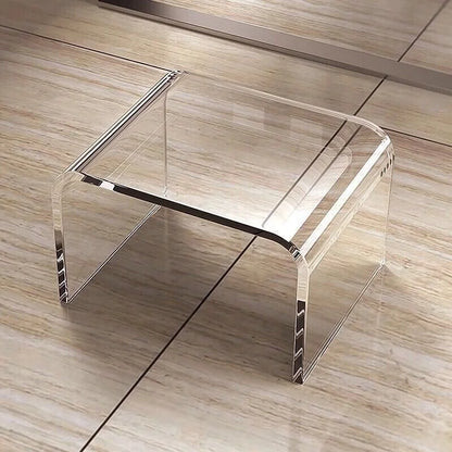 Acrylic U-Shape Storage Stool