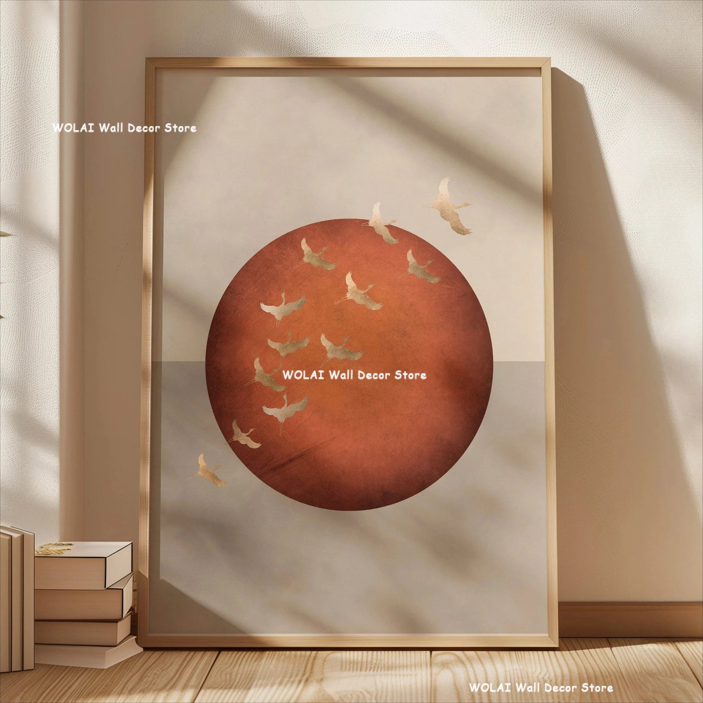 Japanese Sun Bird Canvas