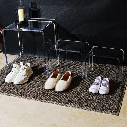 Acrylic U-Shape Storage Stool