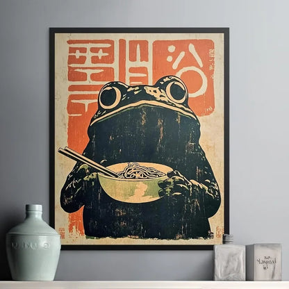 Retro Japanese Canvas Art