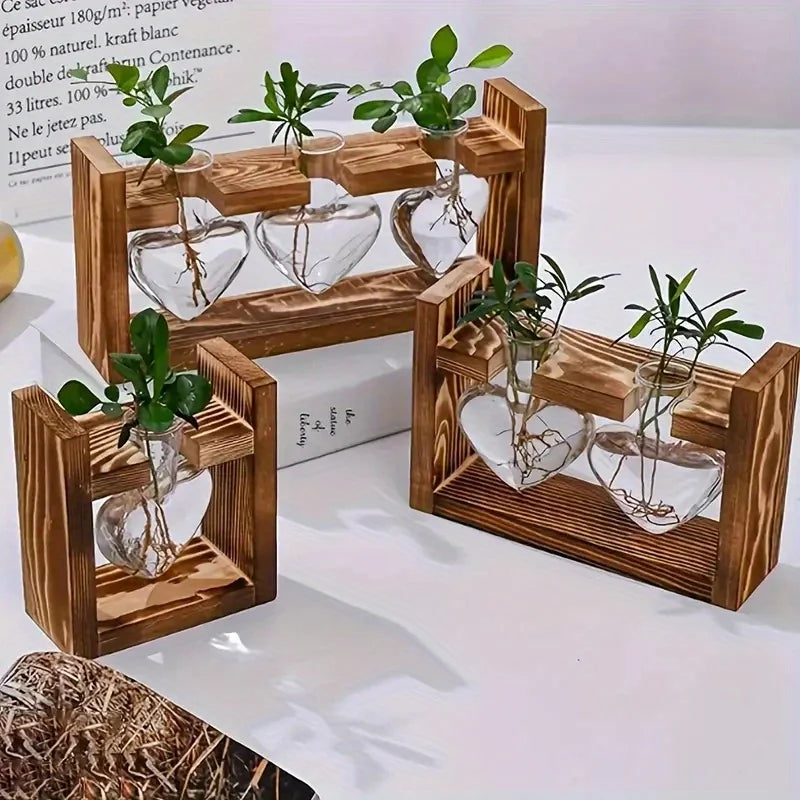 Wooden Hydroponic Pot