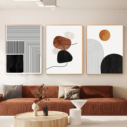 Abstract Line Canvas