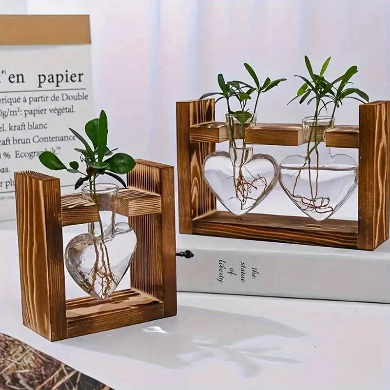 Wooden Hydroponic Pot