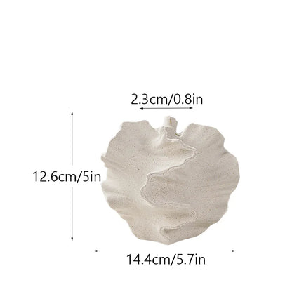 Beige Matte Container for Flower Pampas
