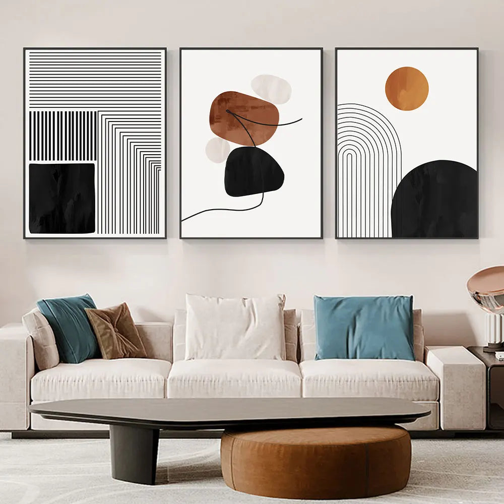 Abstract Line Canvas